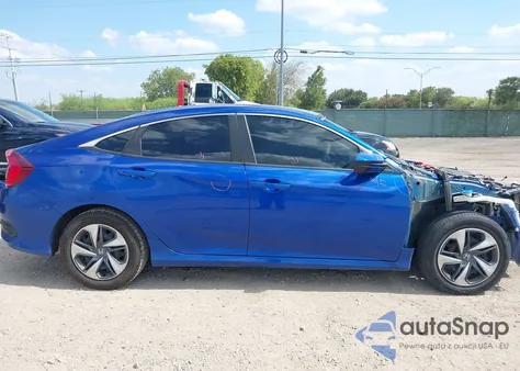 2020 Honda Civic Lx z USA, uszkodzony, nr VIN 2HGFC2F63LH575106